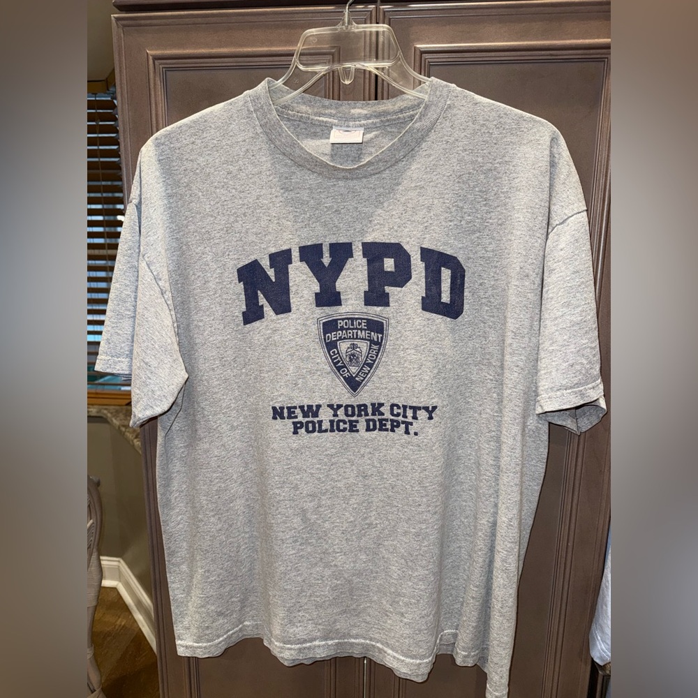 Delta Gray NYPD Graphic Tee